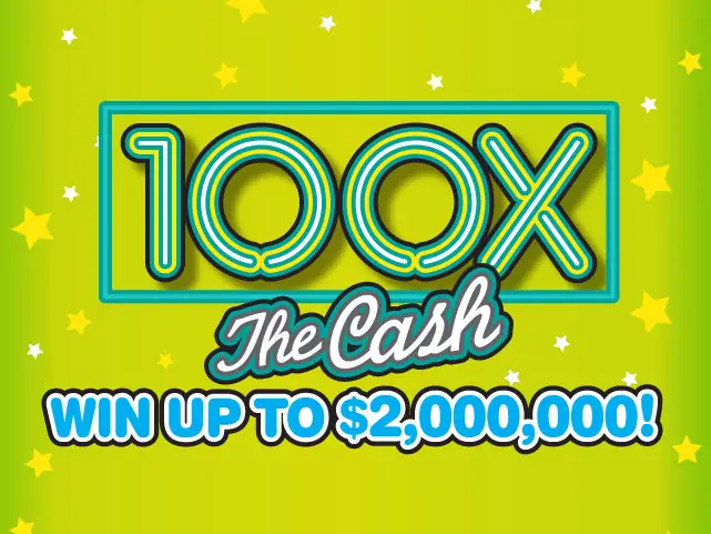 100X The Cash Florida scratch-off ticket