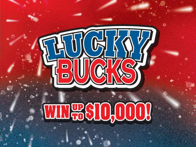 LUCKY BUCKS Florida scratch-off ticket