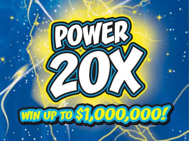 POWER 20X Florida scratch-off ticket
