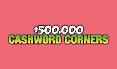 $500,000 CASHWORD CORNERS 2023 Massachusetts scratch ticket ticket