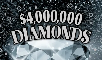$4,000,000 DIAMONDS Massachusetts scratch ticket ticket