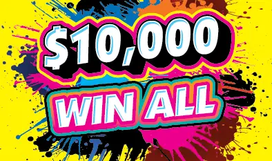 $10,000 WIN ALL Massachusetts scratch ticket ticket