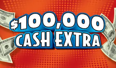 $100,000 CASH EXTRA Massachusetts scratch ticket ticket