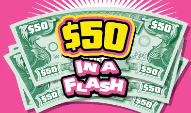 $50 in a Flash Massachusetts scratch ticket ticket
