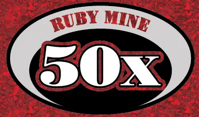 RUBY MINE 50X Massachusetts scratch ticket ticket