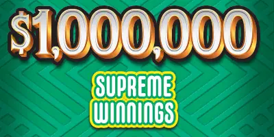 $1,000,000 SUPREME WINNINGS Massachusetts scratch ticket ticket