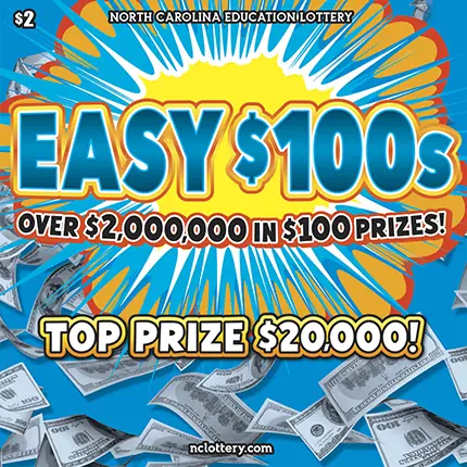 Easy $100s North Carolina scratch-off ticket