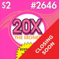 20X The Money Texas scratch-off ticket