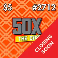50X The Cash Texas scratch-off ticket