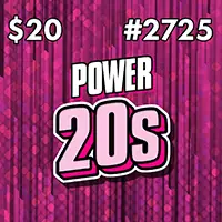 Power 20s Texas scratch-off ticket