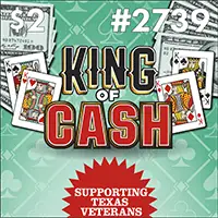 King of Cash Texas scratch-off ticket